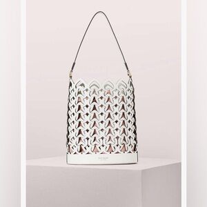 Kate Spade Dorie Small Bucket Bag white NWOT